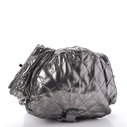 Chanel Iridescent Calfskin Backpack Is Back Silver 4 of 14