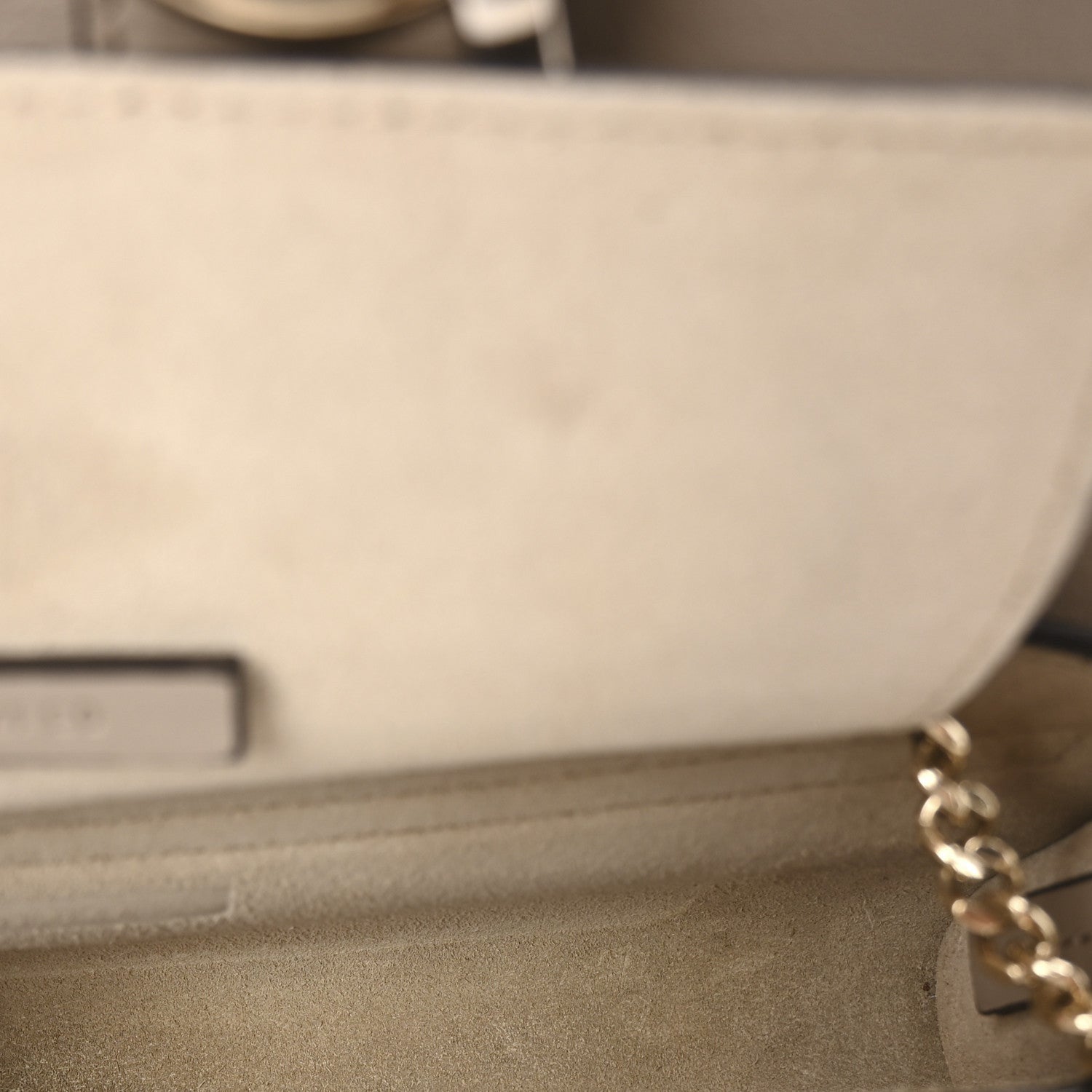 Chloe Suede Calfskin Mini Faye Shoulder Bag Motty Grey 5 of 7