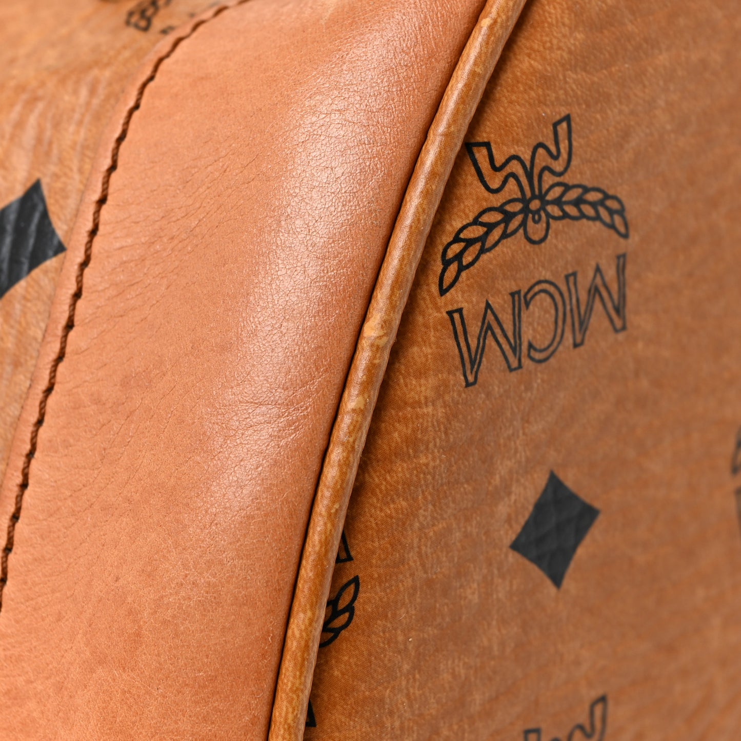 Visetos Medium Vintage Pocket Backpack Cognac