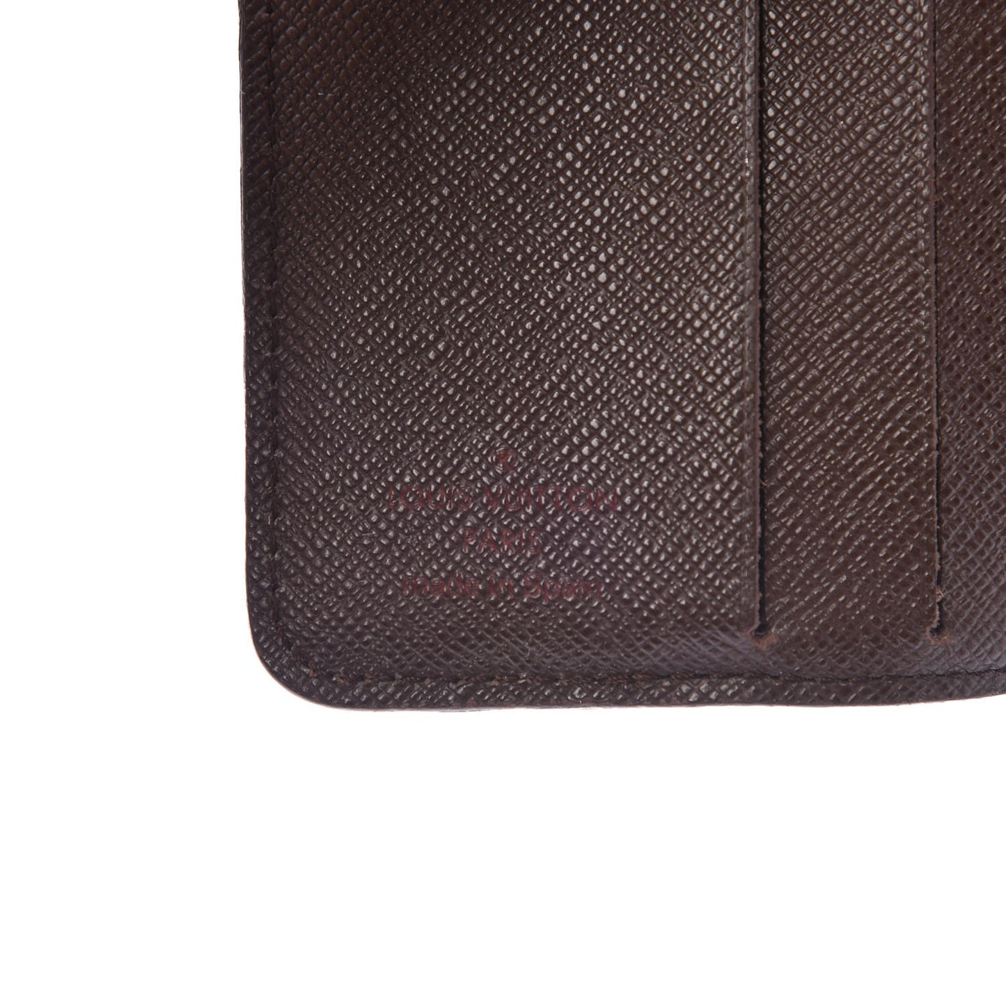 Damier Ebene Zippe Zipped Compact Wallet