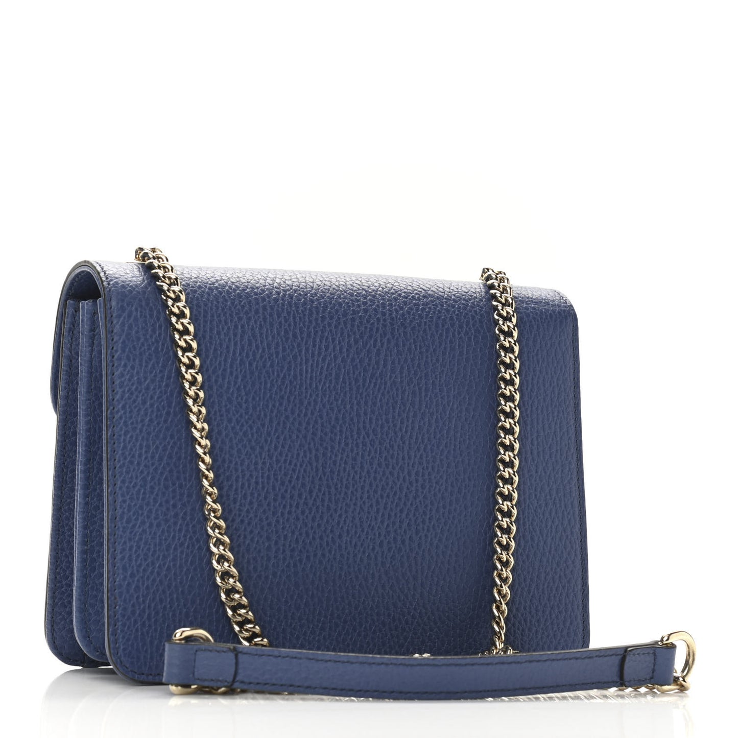 Dollar Calfskin Small Interlocking G Shoulder Bag Caspian