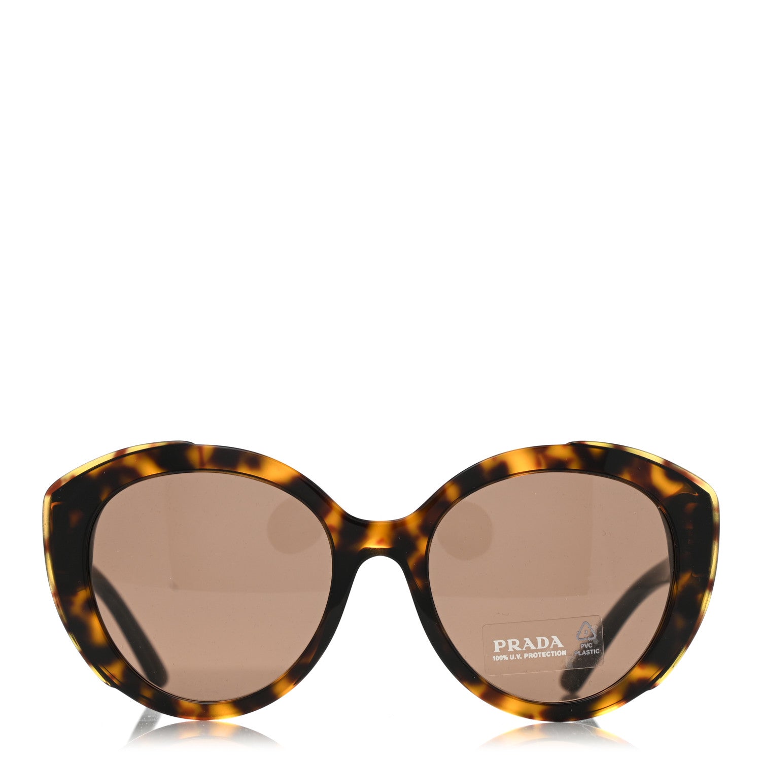 Prada Round Sunglasses SPR 01Y Tortoise 2 of 8