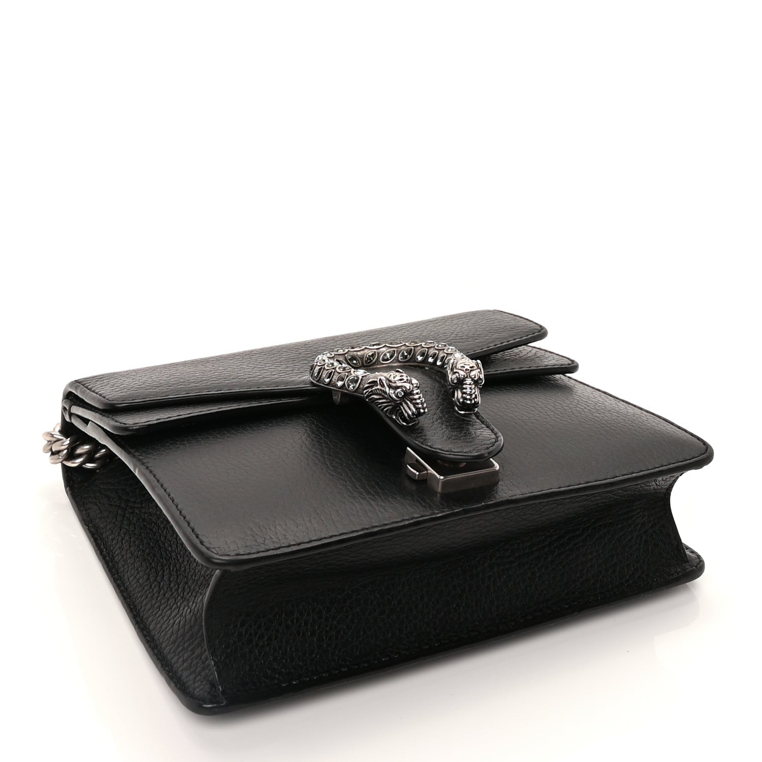 Gucci Calfskin Mini Dionysus Shoulder Bag  Black 3 of 8