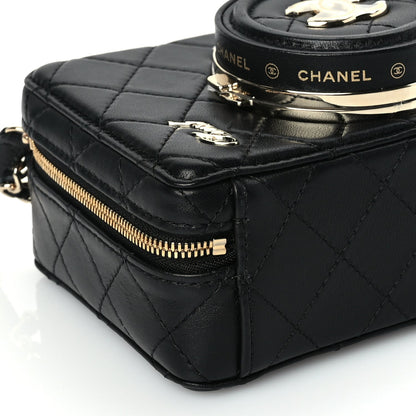 Chanel Lambskin Quilted Coco Click Bag Black 8 of 10
