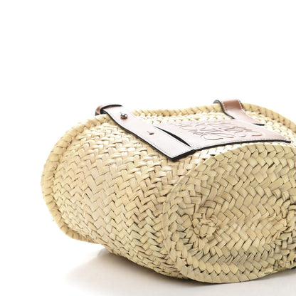 Loewe Raffia Small Basket Tote Bag Natural Tan 7 of 9