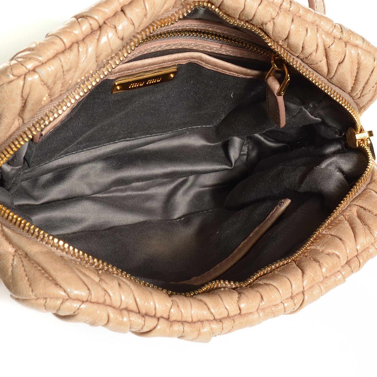 Miu Miu Nappa Matelasse Shoulder Bag Cammeo 5 of 9