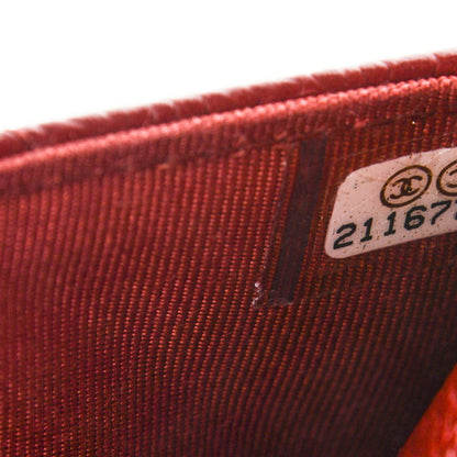 Chanel Caviar Quilted Wallet On Chain WOC Red 8 of 8