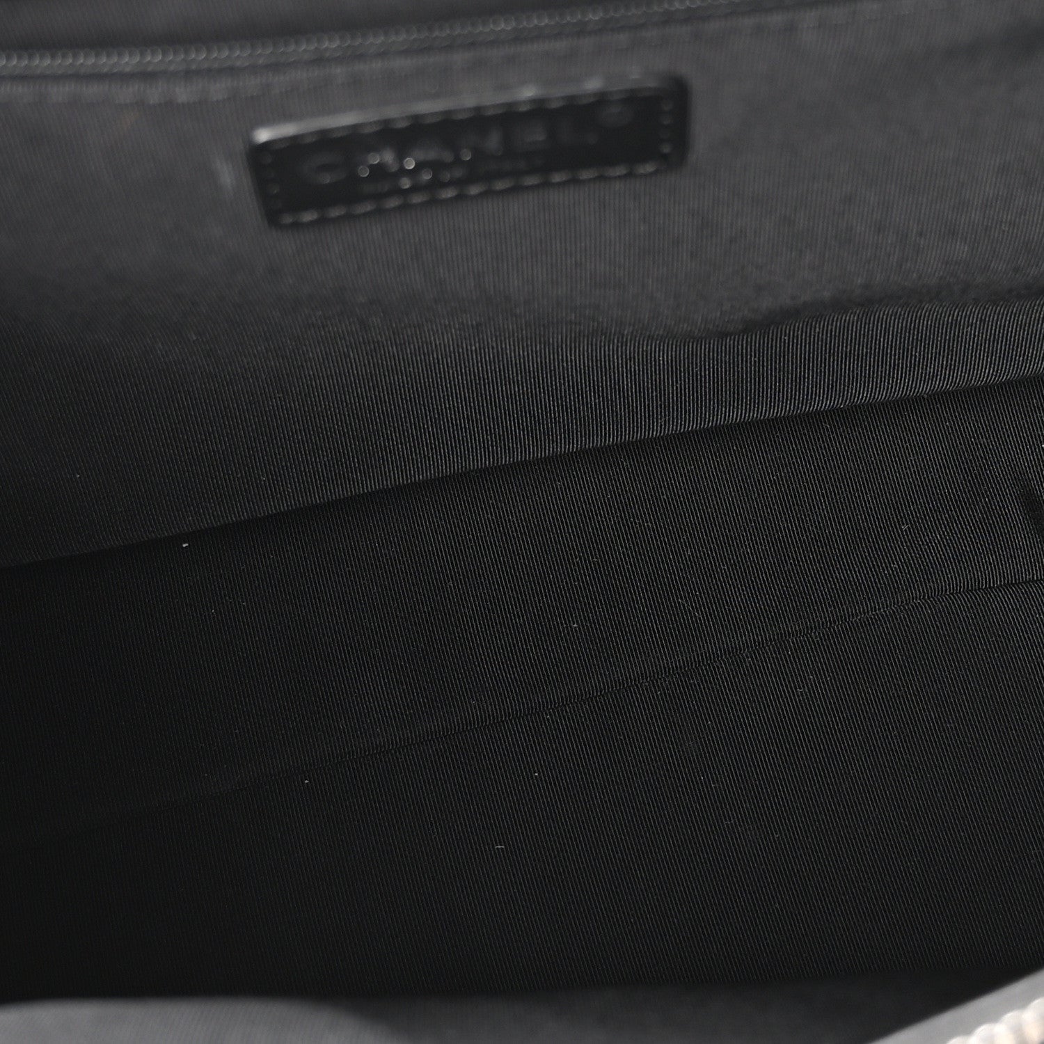 Chanel Lambskin Quilted Shopping Tote Black 5 of 7