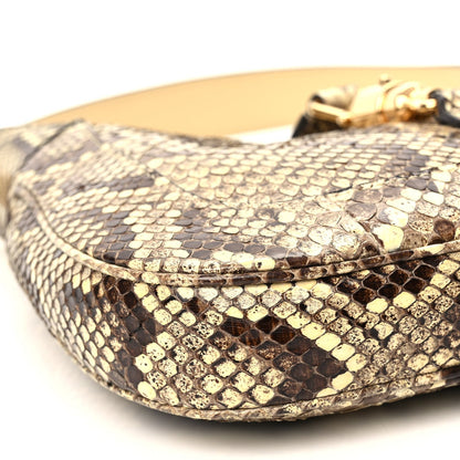 Gucci Snakeskin Small Jackie 1961 Hobo Beige 8 of 9