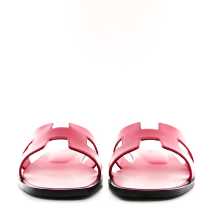 Hermes Box Oran Sandals 39 Rose Extreme 2 of 9