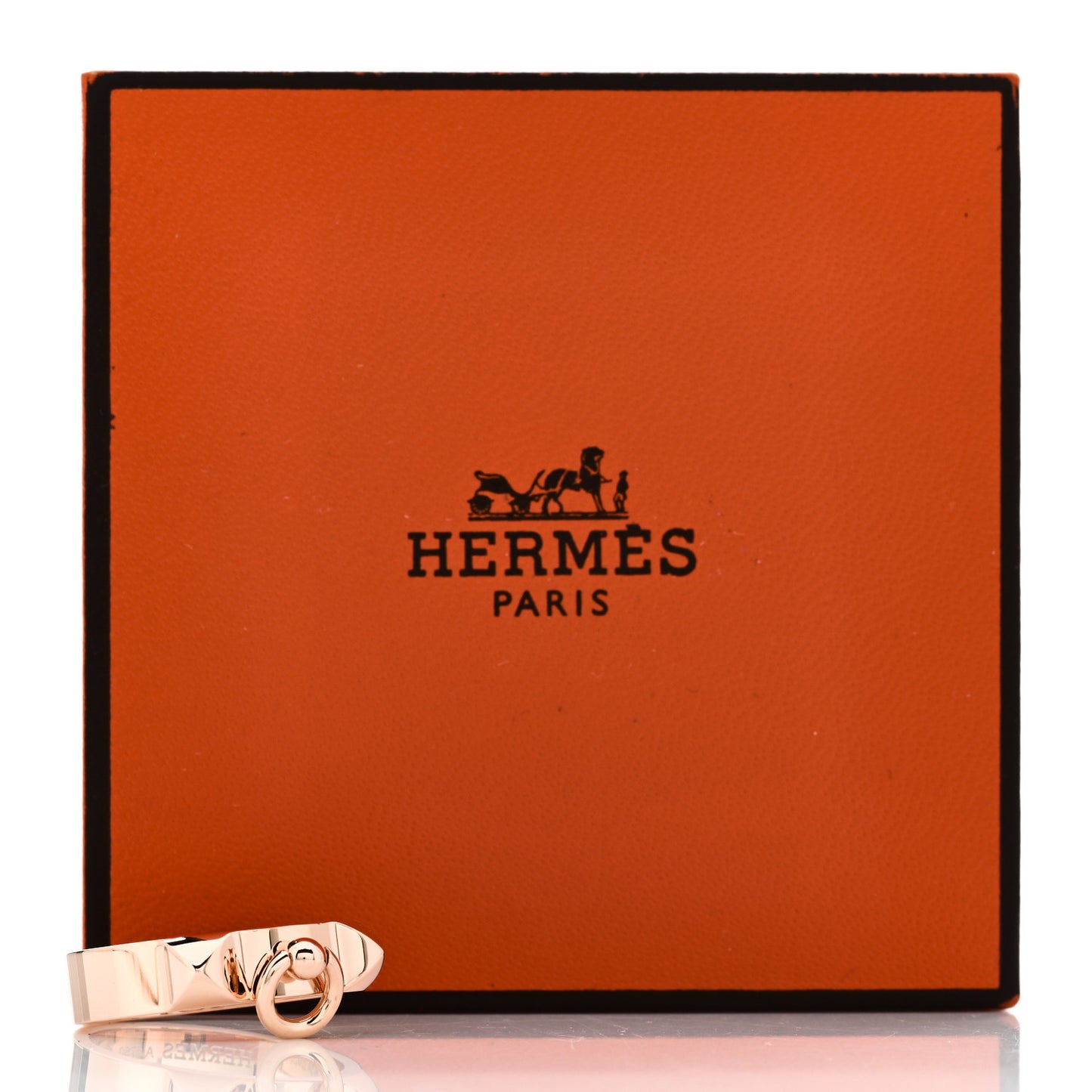 18K Rose Gold PM Collier De Chien Ring 54 6.75