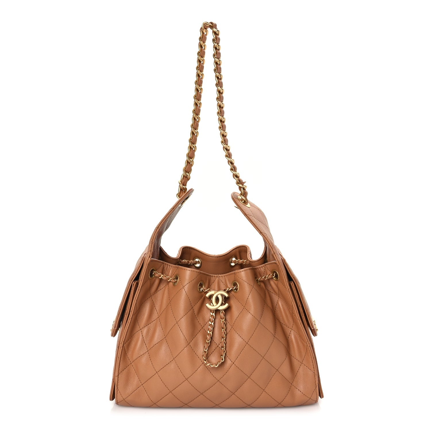 Chanel Caviar Quilted Small  25 Handbag Brown 1 of 9
