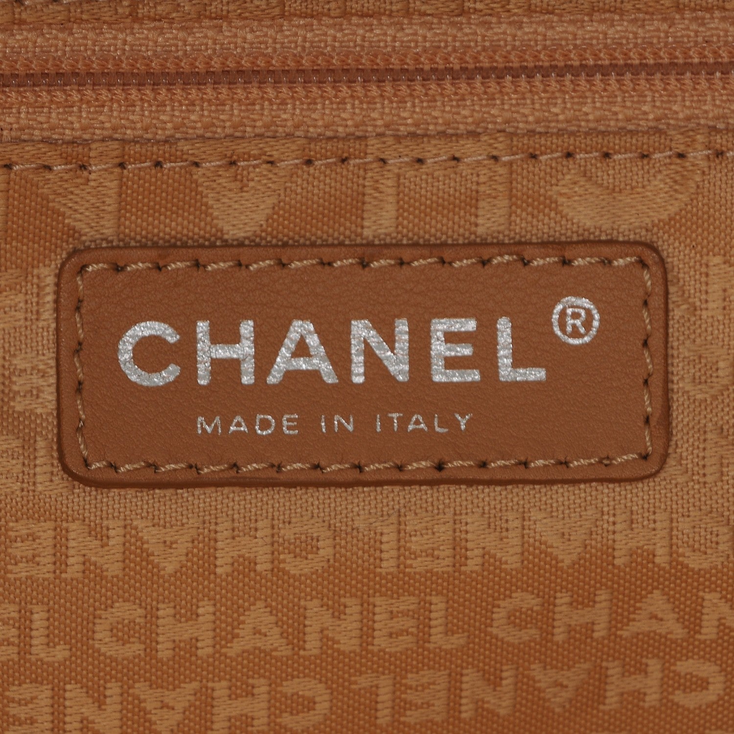 Chanel Caviar Perforated Bowler Beige 6 of 7