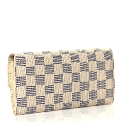 Louis Vuitton Damier Azur Sarah Wallet 2 of 11