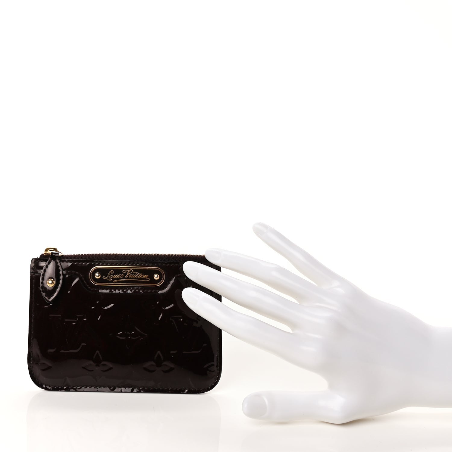 Louis Vuitton Vernis Key Pouch Amarante 2 of 7
