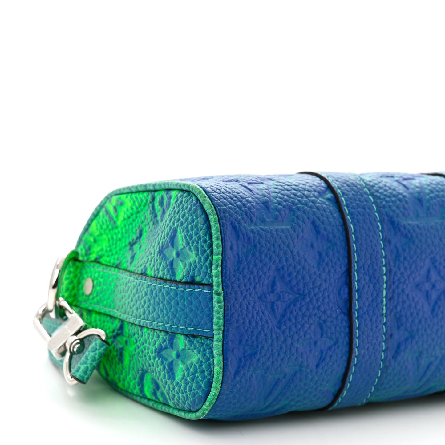 Taurillon Illusion Keepall XS Bleu Vert