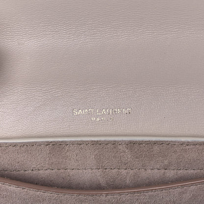 Saint Laurent Snakeskin Small Kaia Satchel Off White 6 of 10