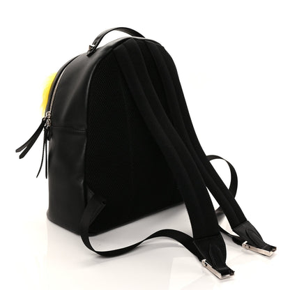 Fendi Vitello Dolce Fox Elaphe Ayers Hypnoteyes Large Backpack  Black Giallo Multicolor 2 of 8