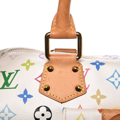 Louis Vuitton Monogram Multicolor Speedy 30 White 8 of 12