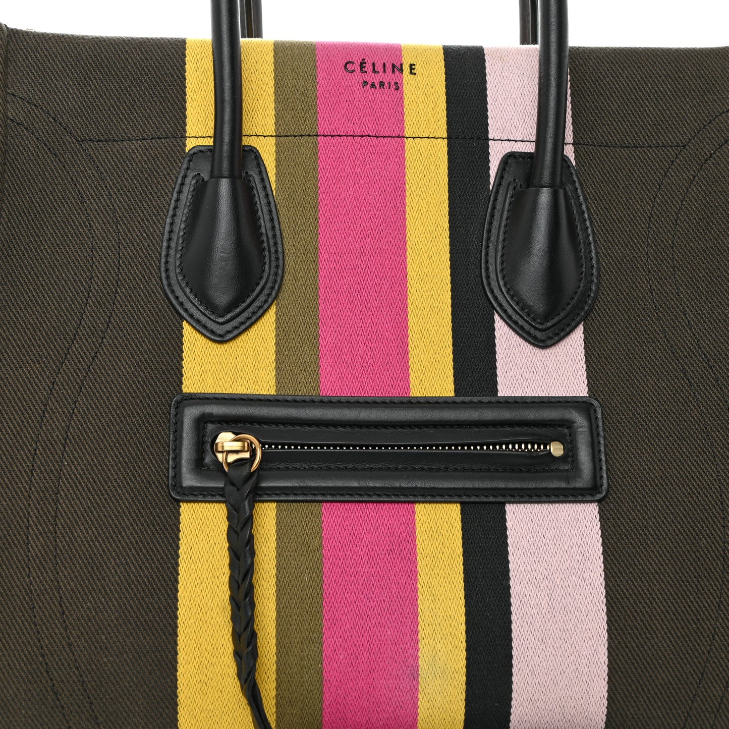Canvas Striped Medium Phantom Luggage Multicolor