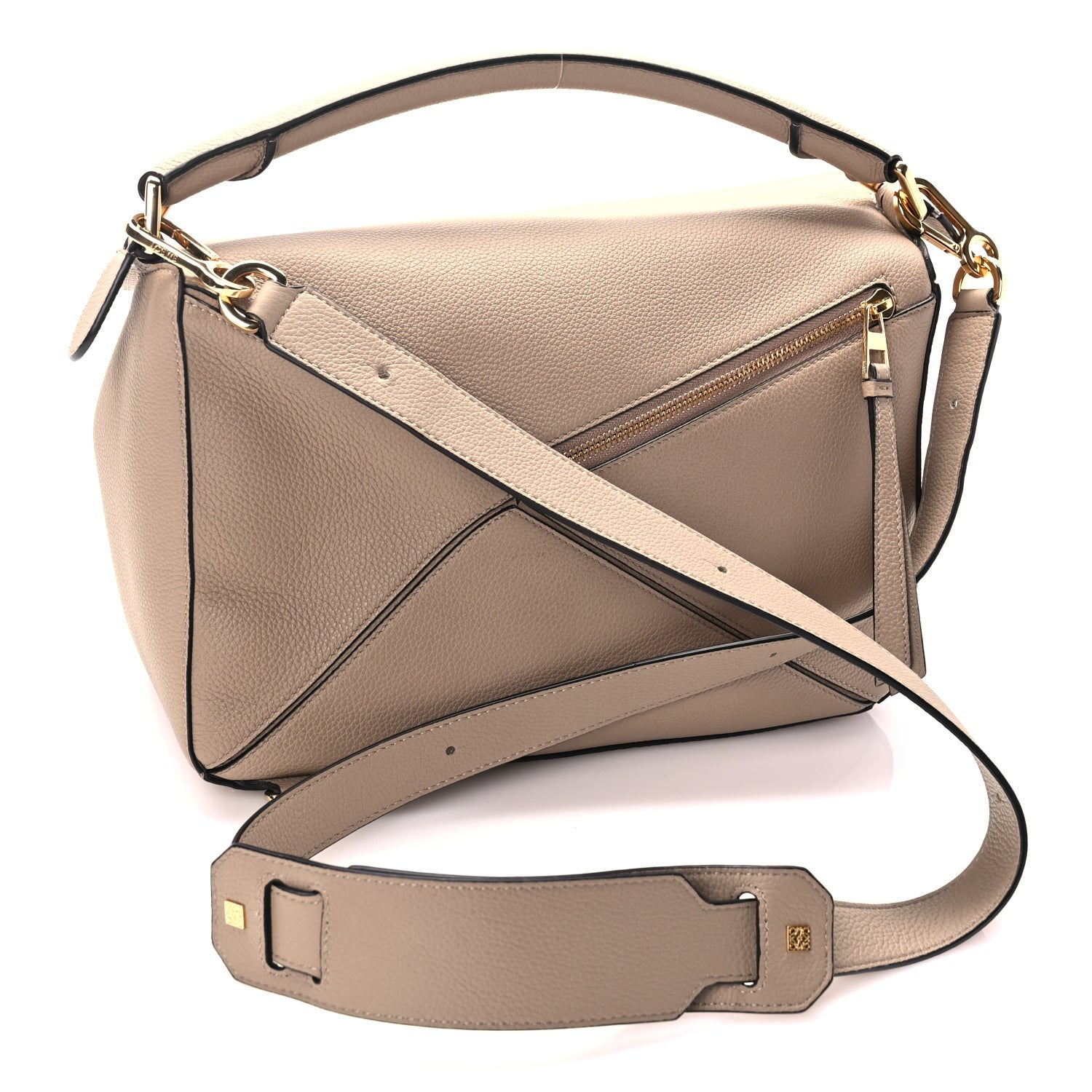 Loewe Calfskin Medium Puzzle Bag Sand 2 of 8
