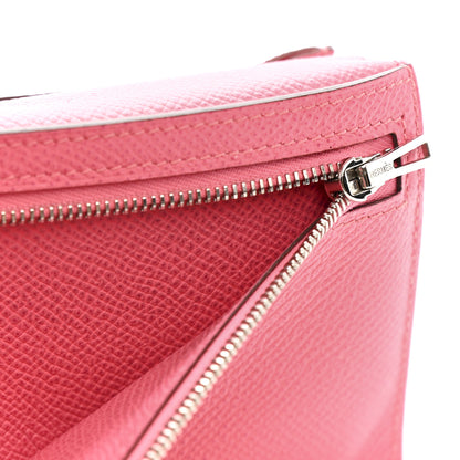 Hermes Epsom Bearn Gusset Wallet Rose Azalee 7 of 8