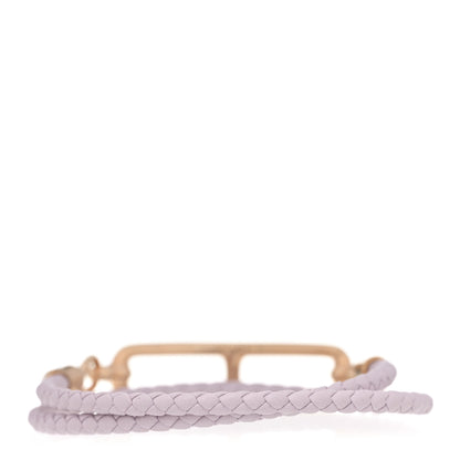 Hermes Swift Roulis Double Tour Bracelet T3 Mauve Pale 2 of 3