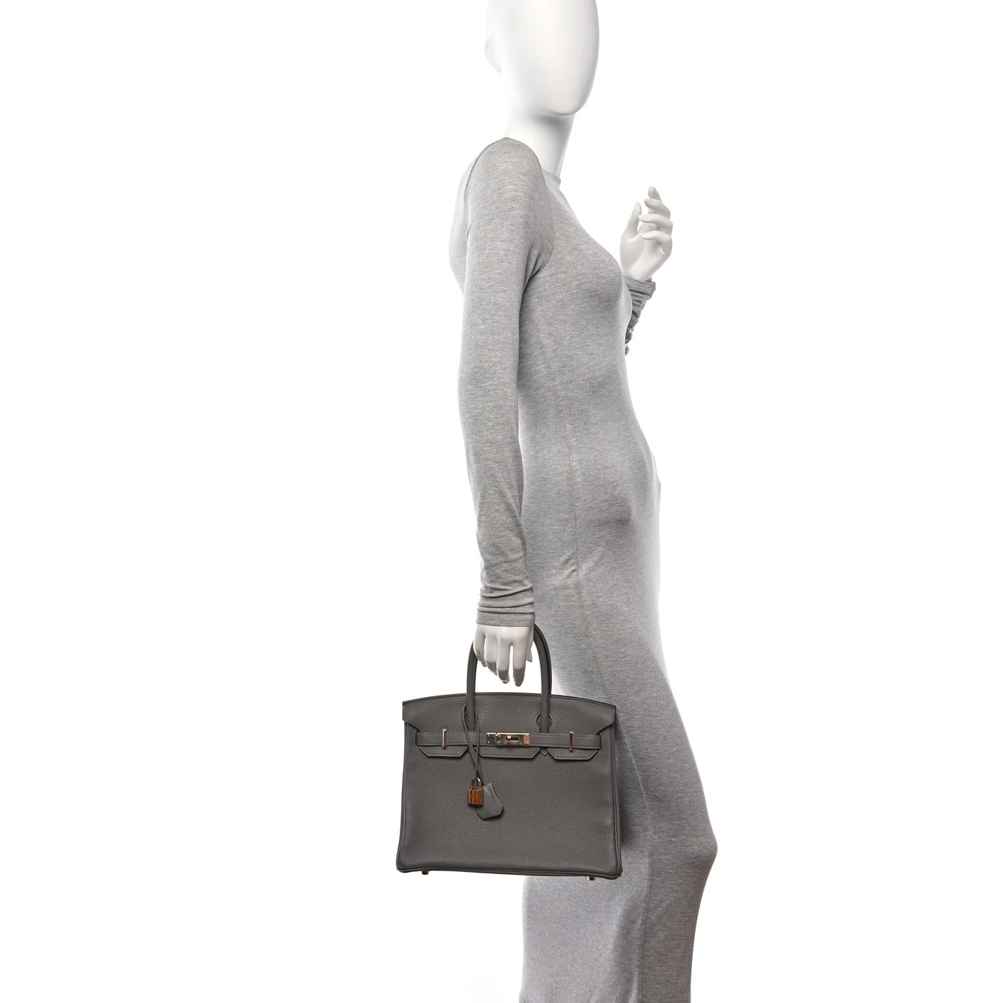 Togo Birkin 30 Gris Meyer