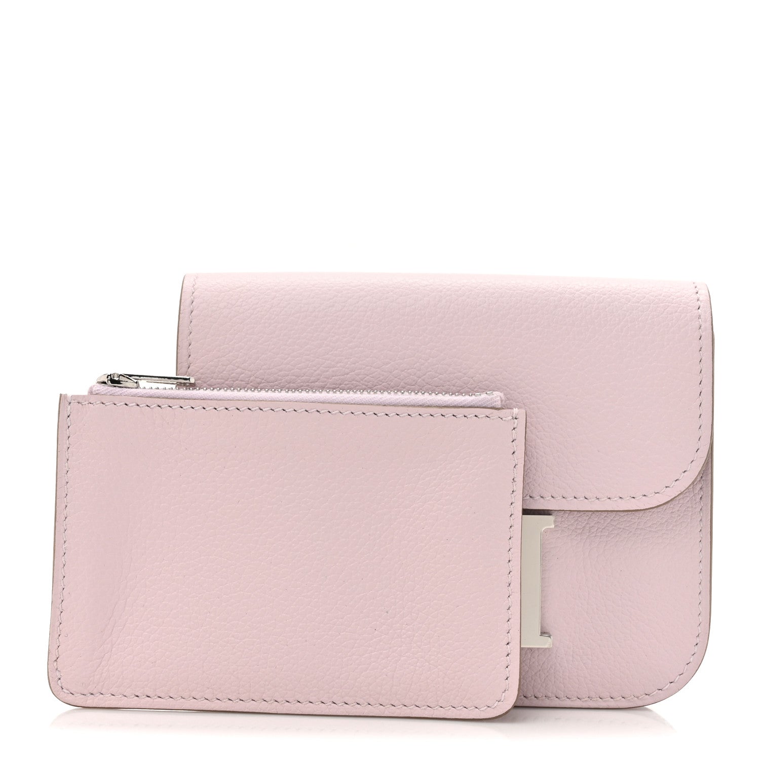 Hermes Evercolor Constance Slim Wallet Mauve Pale 3 of 10
