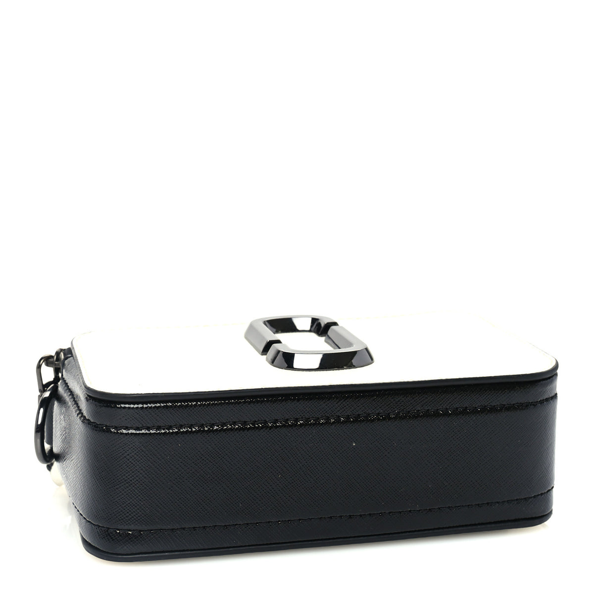 Saffiano Small Snapshot Camera Bag Cloud White