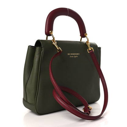 Burberry Trench Calfskin Medium DK88 Top Handle Bag Moss Green 3 of 8