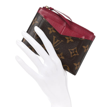 Louis Vuitton Monogram Zipped Card Holder Fuchsia 2 of 11