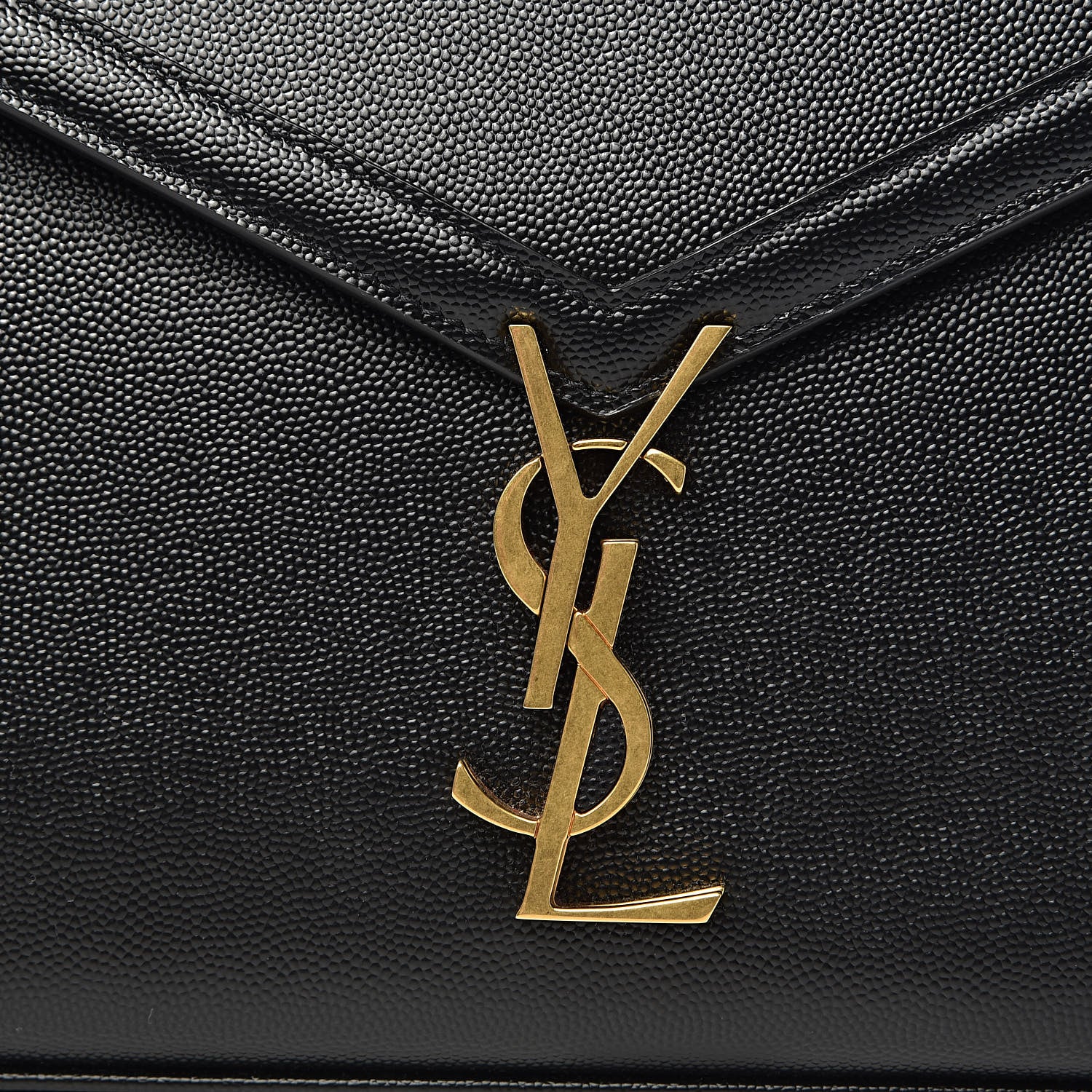 Saint Laurent Grain de Poudre Medium Classic Monogram Cassandra Top Handle Black Rouge Legion 14 of 14