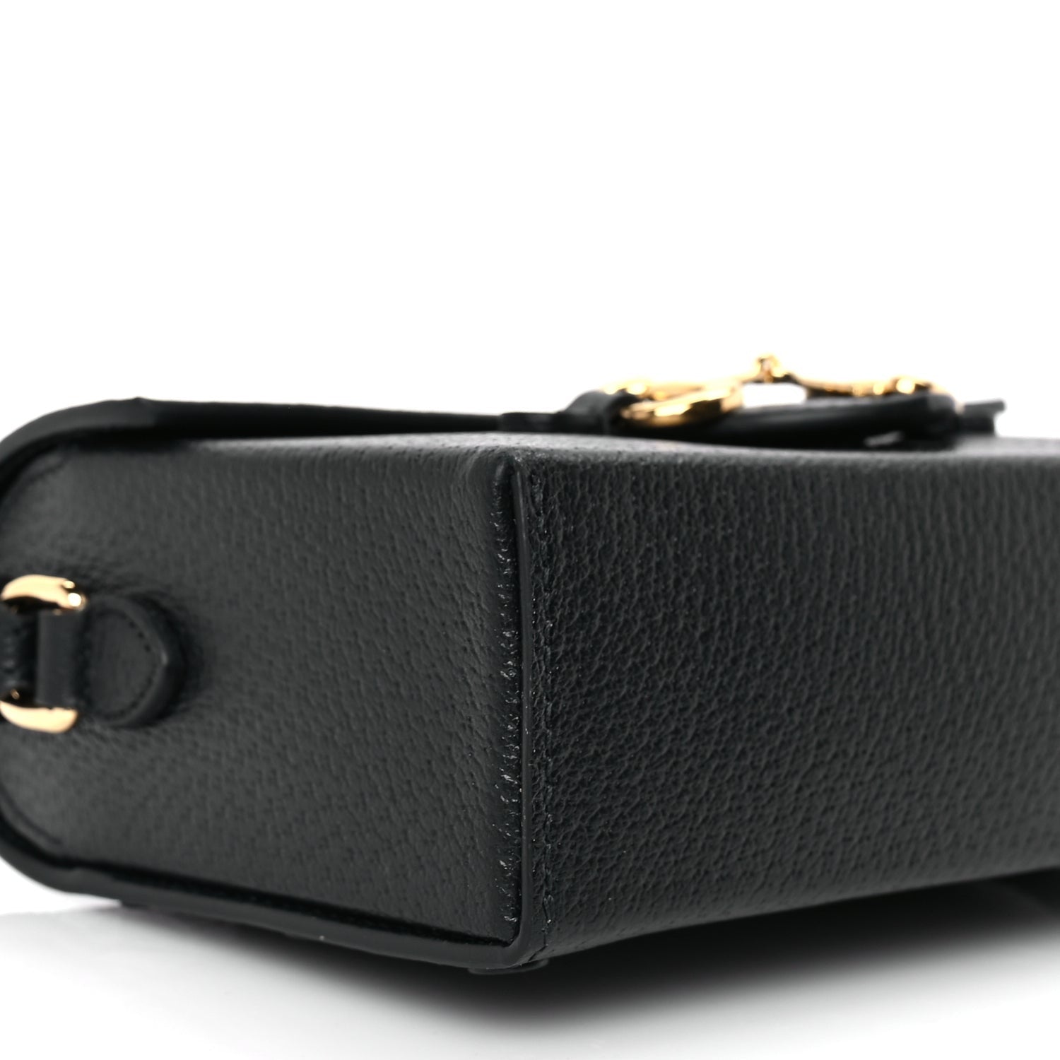 Gucci Calfskin Horsebit 1955 Shoulder Bag Black 8 of 10