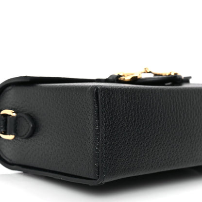 Gucci Calfskin Horsebit 1955 Shoulder Bag Black 8 of 10