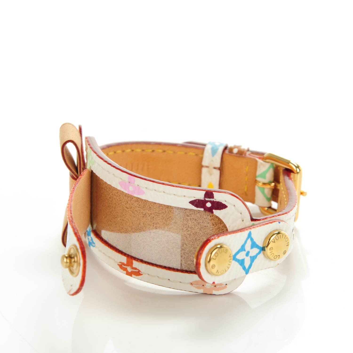 Louis Vuitton Monogram Multicolor Address Wish Bracelet White 4 of 6