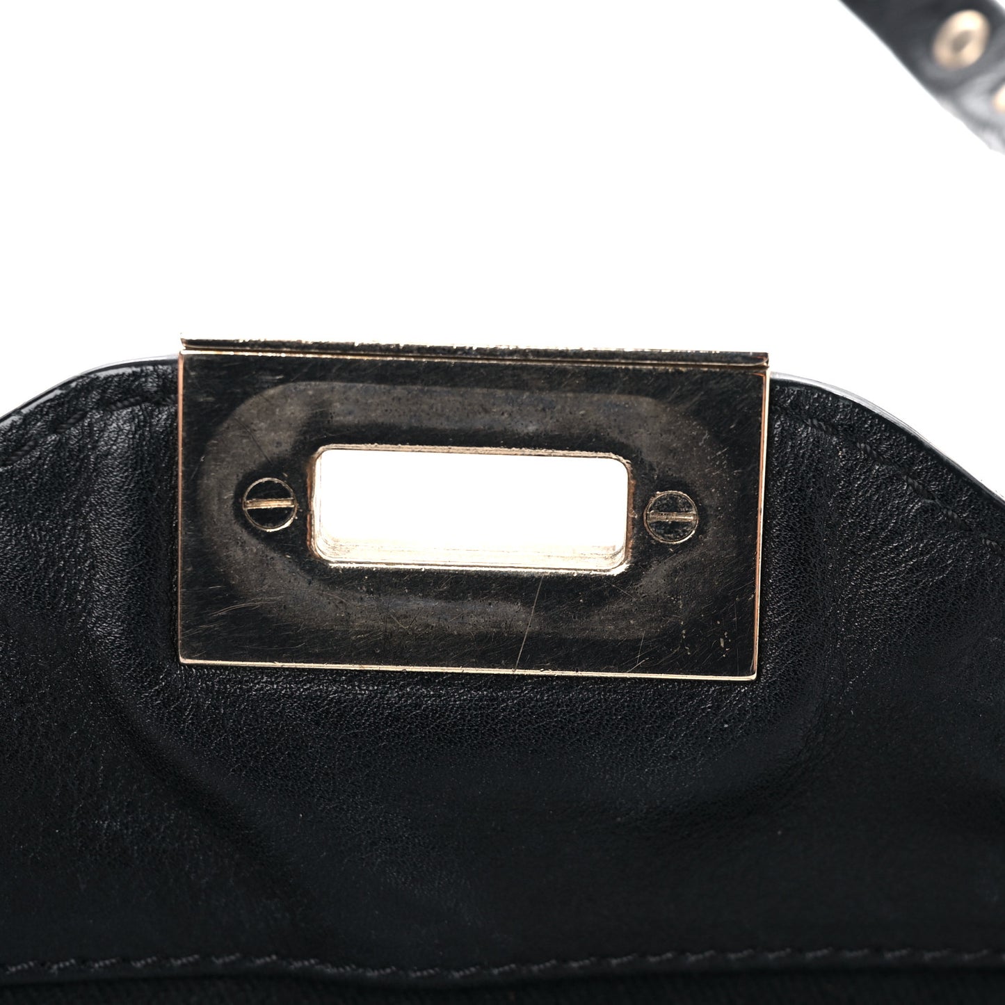 Vitello Mini Rockstud Tote Black