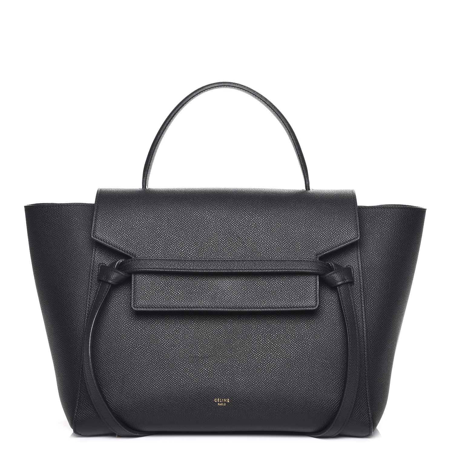 Celine Grained Calfskin Mini Belt Bag Black 1 of 9