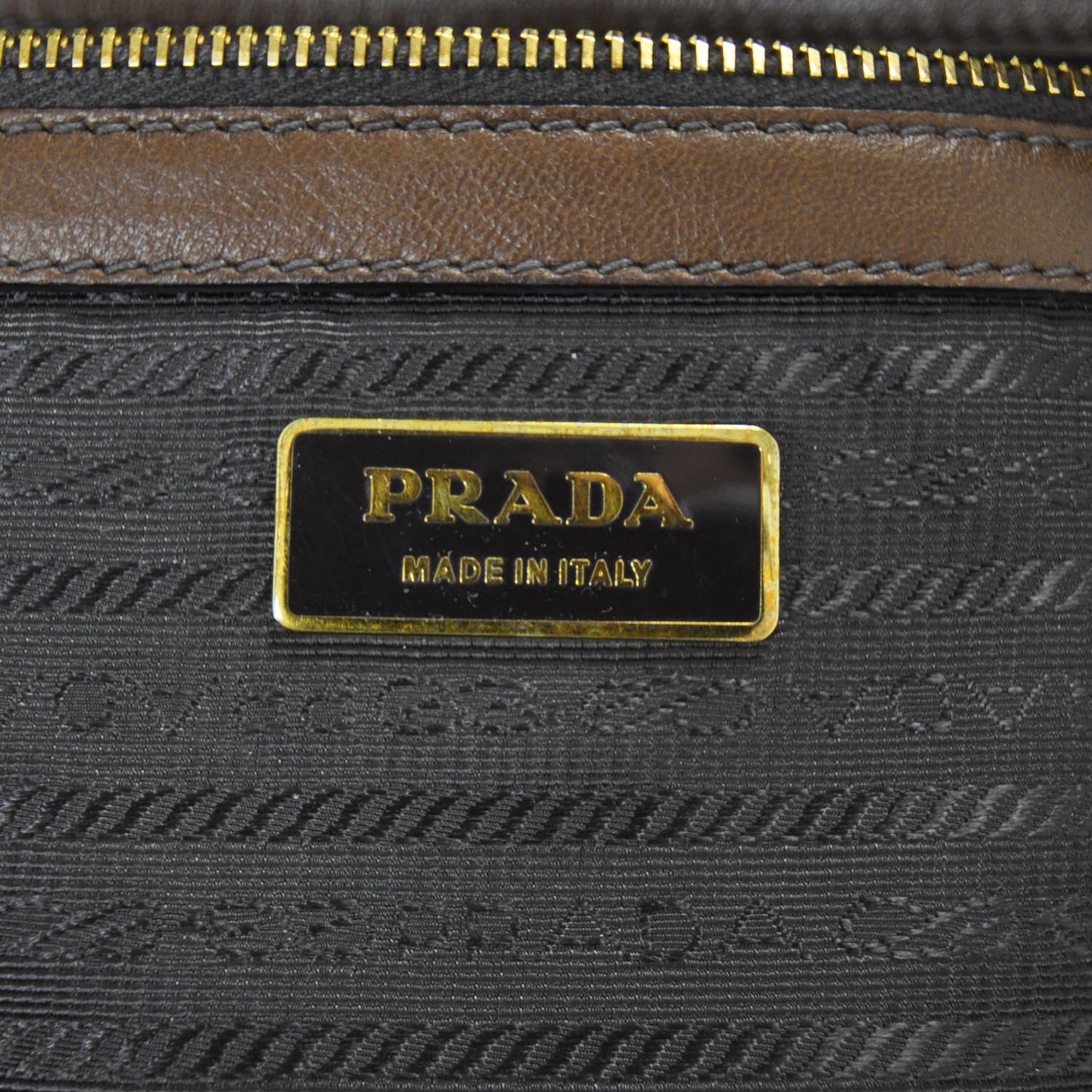 Prada Nappa Antic Chevron Bauletto 8 of 11