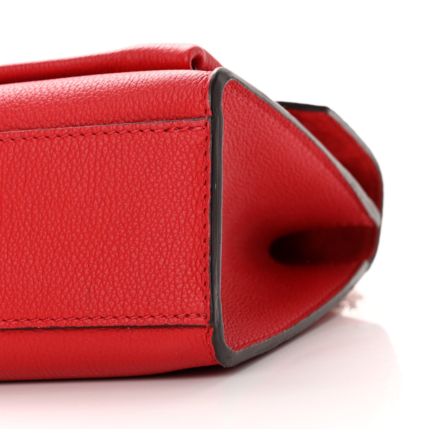 Louis Vuitton Soft Calfskin Mylockme Chain Bag BB Rubis 9 of 9