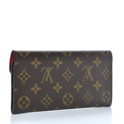 Louis Vuitton Monogram Josephine Wallet Red 3 of 7