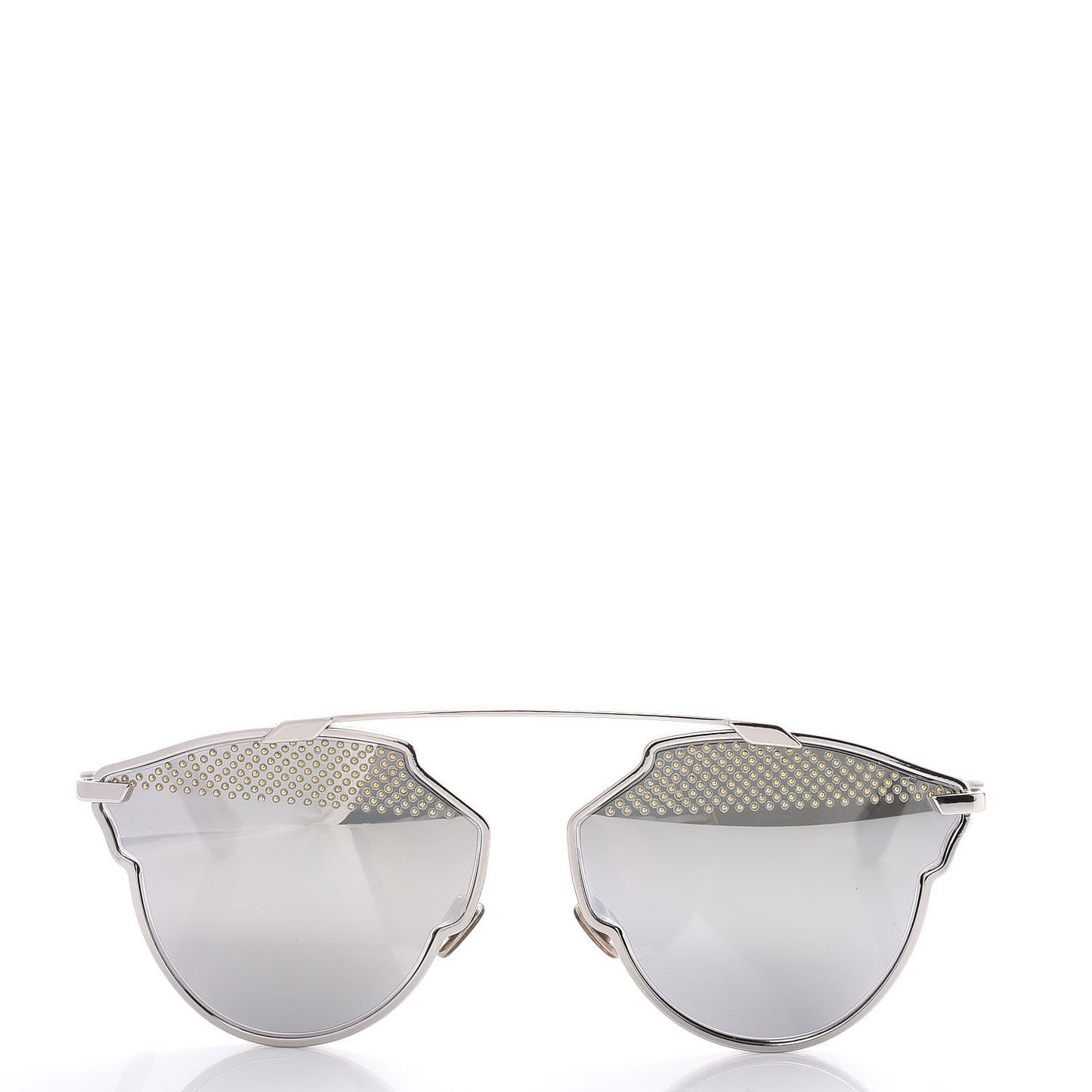 Studded So Real Sunglasses Silver