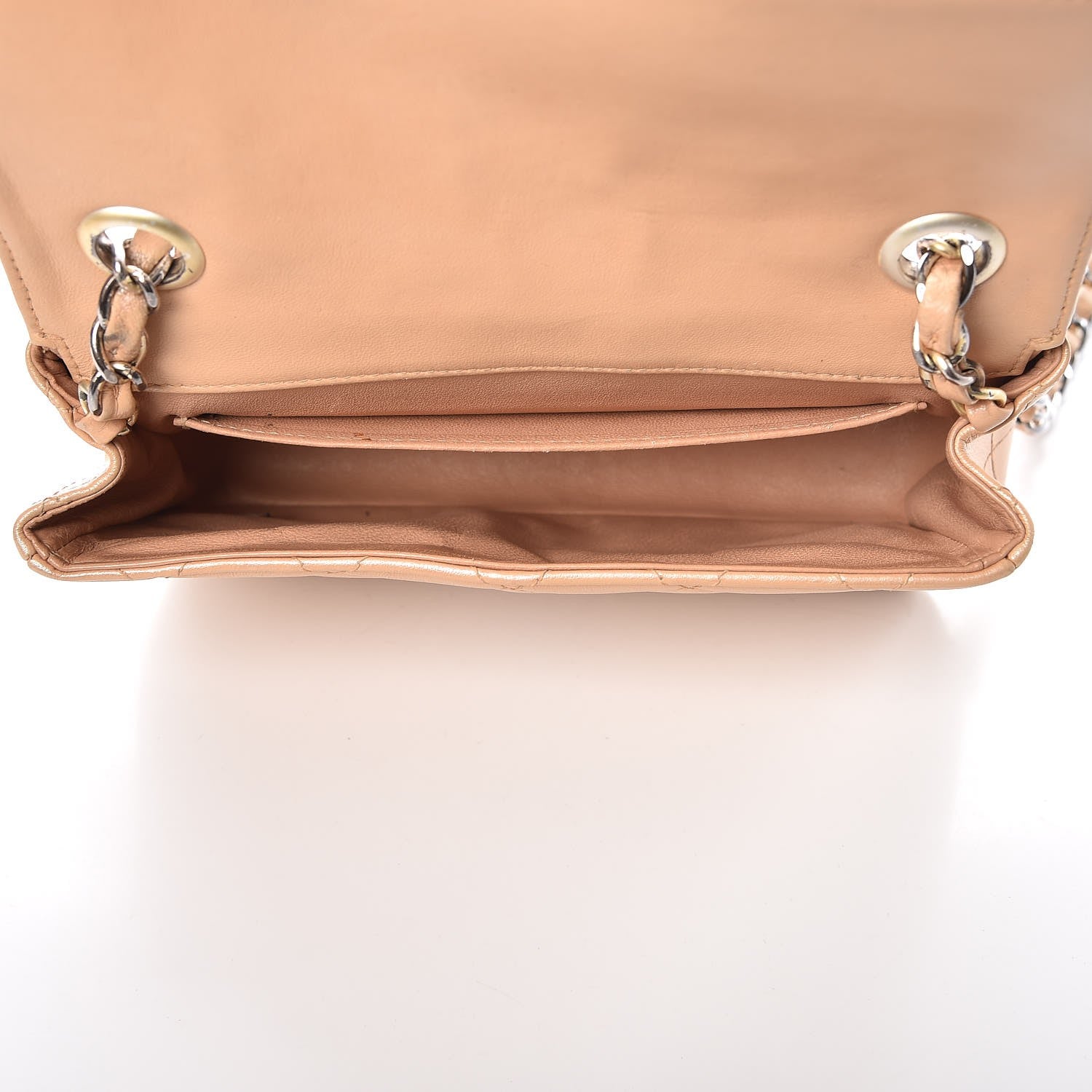 Chanel Lambskin Quilted Extra Mini Flap Beige 5 of 7