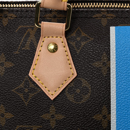 Louis Vuitton Monogram My LV Heritage Speedy 40 Blue White 13 of 25