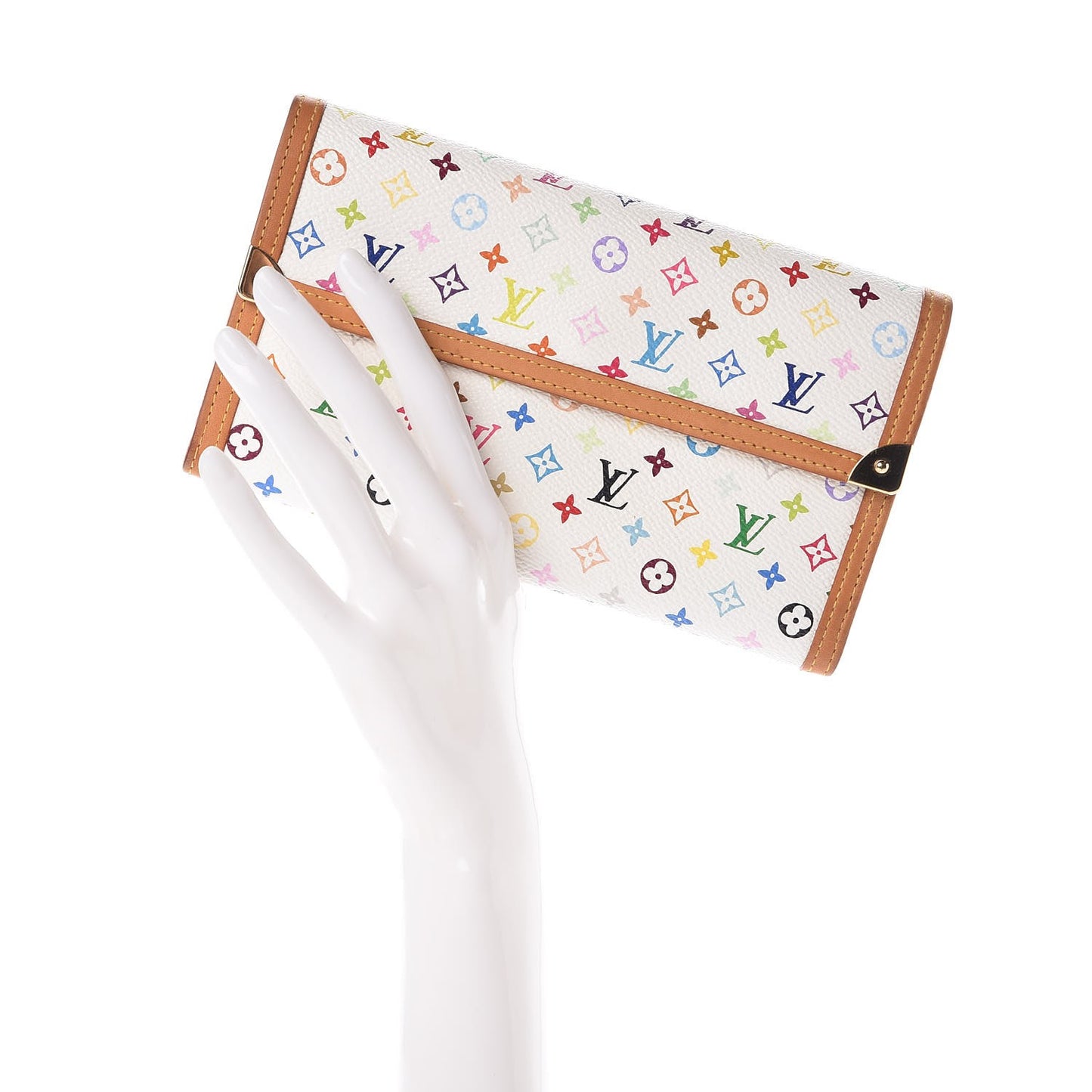 Monogram Multicolor Porte Tresor International Wallet White