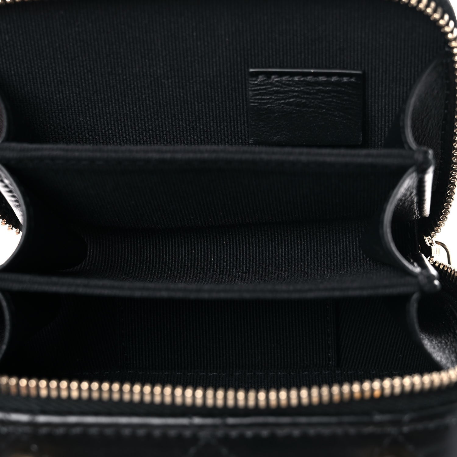 Chanel Lambskin Quilted Mini Lacquered Chain Clutch Black 7 of 10
