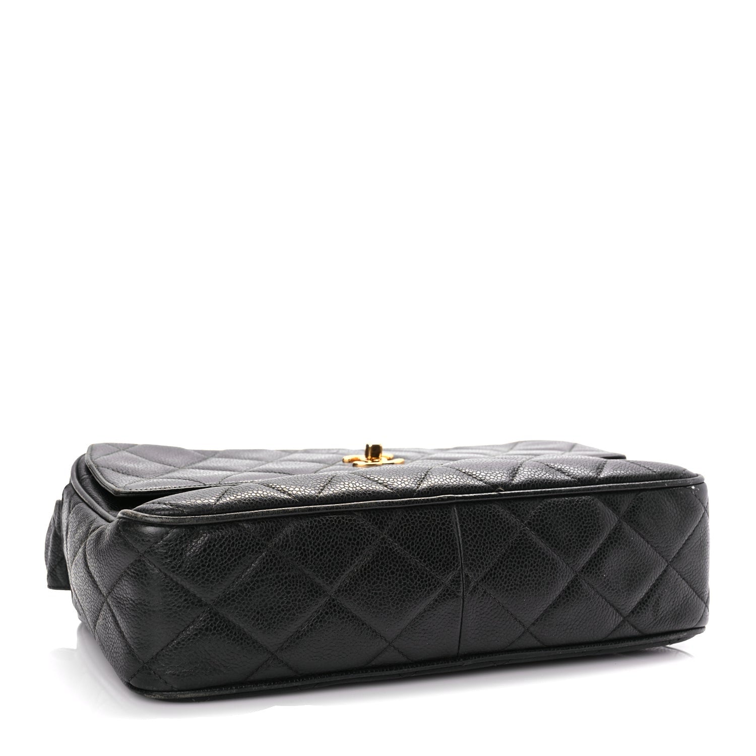 Chanel Caviar Quilted Flap Shoulder Bag Black 3 of 9