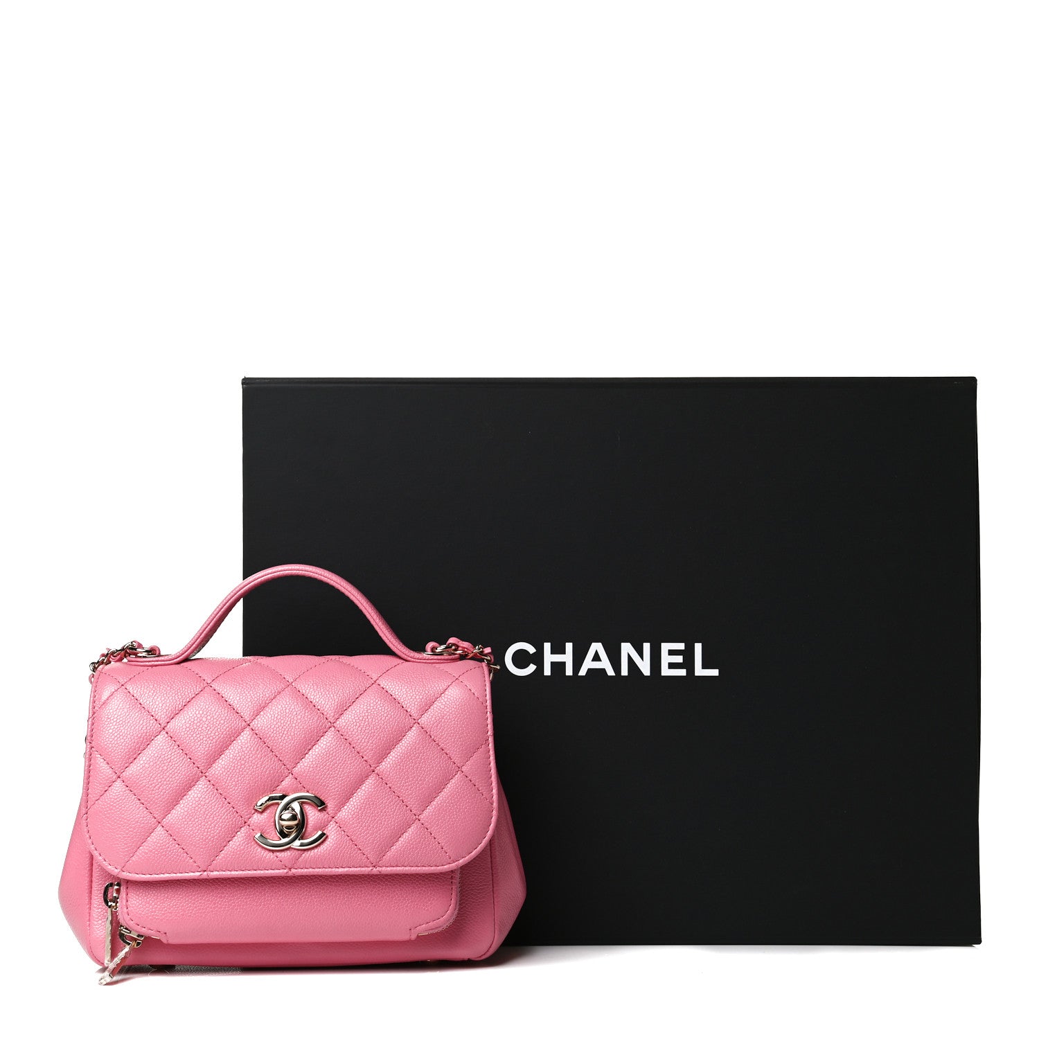 Chanel Caviar Quilted Small Business Affinity Flap Pink 15 of 15
