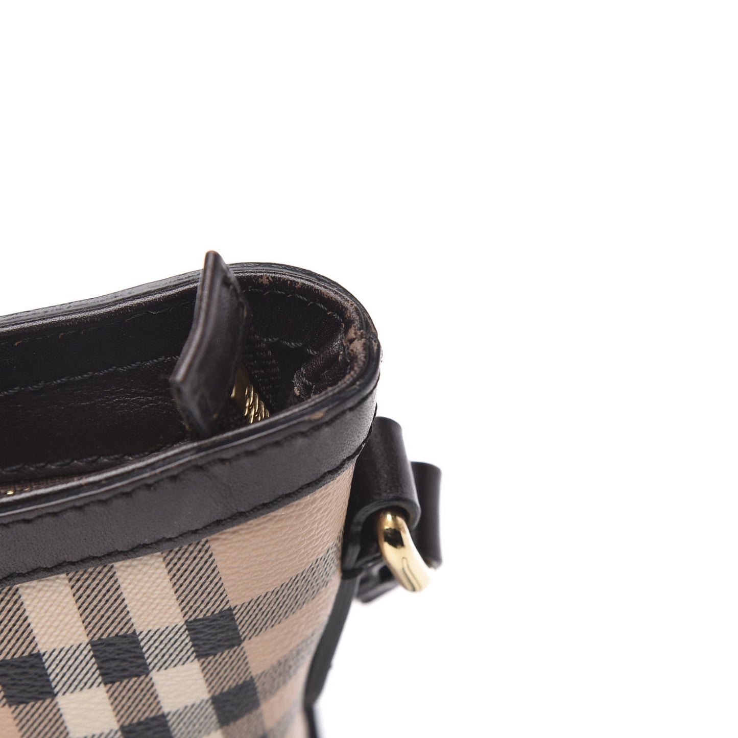 Haymarket Check Hartham Shoulder Bag Chocolate