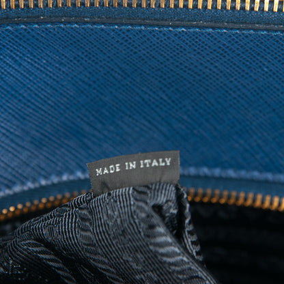 Prada Saffiano Lux Extra Large Galleria Double Zip Tote Bluette 7 of 7